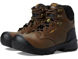 (取寄) キーン ユーティリティ メンズ 6 インディペンデンス Wp ソフト トゥ KEEN Utility men KEEN Utility 6" Independence WP Soft Toe Dark Earth/Black