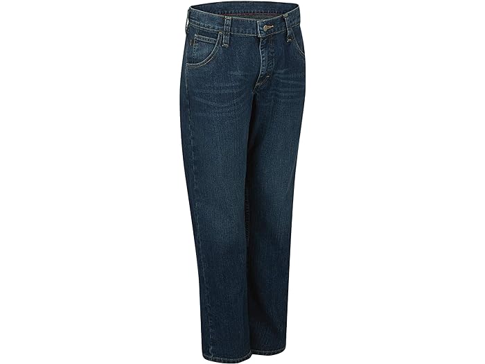 (取寄) ブルワーク FR メンズ ストレート フィット ジーンズ ウィズ ストレッチ Bulwark FR men Bulwark FR Straight Fit Jeans with Stretch Sanded Denim：ジェットラグ店