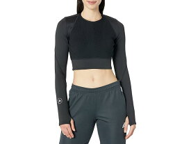 (取寄) アディダス バイ ステラマッカートニー レディース トゥルーストレングス フラットニット ロング スリーブ HR4510 adidas by Stella McCartney women adidas by Stella McCartney TrueStrength Flatknit Long Sleeve HR4510 Black