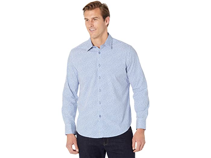 メンズ ポロシャツ トップス ウェア ブランド ファッション 男性 カジュアル 大きいサイズ ビックサイズ (取寄) ロング スリーブ ウーブン シャツ Robert Graham Cordoba Long Sleeve Woven Shirt Light Blue