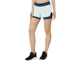 (取寄) ツータイムズユー レディース エアロ 2イン1 4 ラン ショーツ 2XU women 2XU Aero 2-in-1 4" Run Shorts Moonlight/Glacier