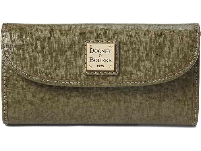 (取寄) ドゥーニー & バーク レディース サフィーノ コンチネンタル クラッチ Dooney & Bourke women Dooney & Bourke Saffiano Continental Clutch Olive
