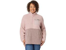 (取寄) エルエルビーン レディース プラス サイズ セーター フリース シェルパ ハイブリット カラーブロック L.L.Bean women L.L.Bean Plus Size Sweater Fleece Sherpa Hybrid Color-Block Tawny Rose