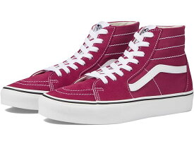 (取寄) バンズ スニーカー レディース SK8 ハイカット テーパード 大きいサイズ Vans Women Sk8-Hi Tapered Color Theory Cherries Jubilee