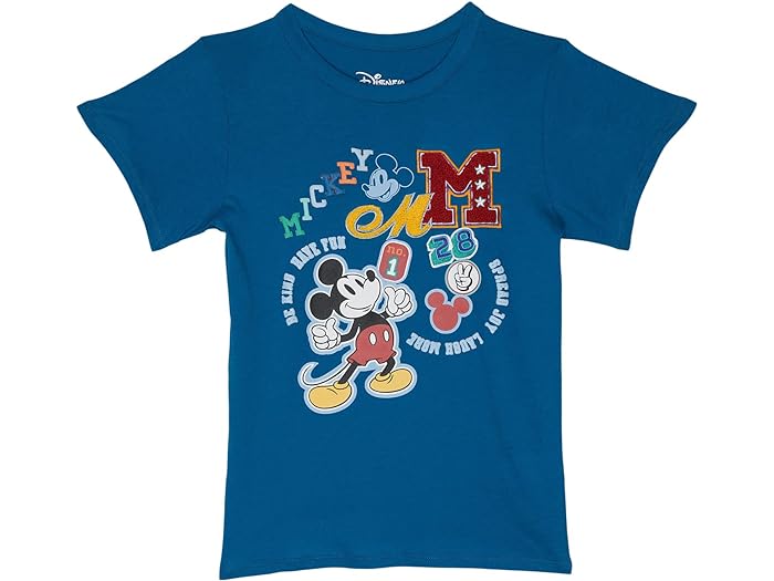 (取寄) チェイサー キッズ ボーイズ ミッキー マウス - バーシティ ミッキー ティー (リトル キッズ/ビッグ キッズ) Chaser Kids boys Chaser Kids Mickey Mouse - Varsity Mickey Tee (Little Kids/Big Kids) Mykonos Blueのサムネイル