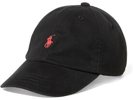 (取寄) ラルフローレン キッズ ボーイズ コットン チノ ベースボール キャップ (トドラー/リトル キッズ) Polo Ralph Lauren Kids boys Polo Ralph Lauren Kids Cotton Chino Baseball Cap (Toddler/Little Kids) Black