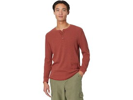 (取寄) ラッキーブランド メンズ ガーメント ダイ サーマル ヘンリー Lucky Brand men Lucky Brand Garment Dye Thermal Henley Terracotta