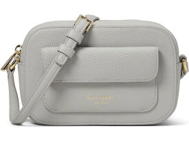 (取寄) ケイトスペード レディース アヴァ ペブルド レザー クロスボディ Kate Spade New York women Kate Spade New York Ava Pebbled Leather Crossbody Platinum Grey