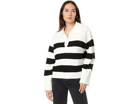 (取寄) サンクチュアリ レディース ジョニー カラード セーター Sanctuary women Sanctuary Johnny Collared Sweater Black/Milk Stripe