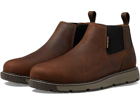 (取寄) カーハート メンズ ミルブルック 4 ロメオ スティール トゥ ウェッジ ワーク ブーツ Carhartt men Carhartt Millbrook 4" Romeo Steel Toe Wedge Work Boot Brown Oil Tanned