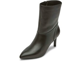(取寄) ロックポート レディース チャリナ ミッド ブーツ Rockport women Rockport Chalina Mid Boot Black Leather