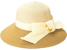 (取寄) サンディエゴハット 帽子 レディース サイド ボウ カラーブロック ハット 帽子 San Diego Hat Company women San Diego Hat Company Side Bow Color-Block Hat Beige