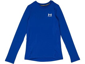 (取寄) アンダーアーマー キッズ ボーイズ コールドギア アーマー ロング スリーブ T-シャツ (ビッグ キッズ) Under Armour Kids boys Under Armour Kids ColdGear Armour Long Sleeve T-Shirt (Big Kids) Royal Blue/White