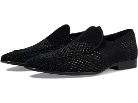 (取寄) ステイシー アダムス メンズ ベロア スリップ-オン ローファー Stacy Adams men Stacy Adams Shapshaw Velour Slip-On Loafer Black