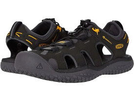 (取寄) キーン メンズ ソーラー サンダル KEEN men KEEN Solr Sandal Black/Gold