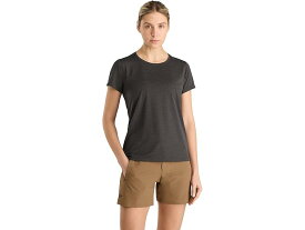 (取寄) アークテリクス レディース ティーマ クルー ショート スリーブ Arc'teryx women Arc'teryx Taema Crew Short Sleeve Black Heather 1