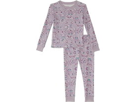 (取寄) エルエルビーン キッズ オーガニック コットン フィッティド パジャマ (トドラー) L.L.Bean kids L.L.Bean Organic Cotton Fitted Pajamas (Toddler) Lavender Ice Butterfly