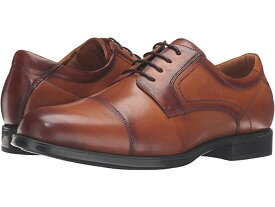 (取寄) フローシャイム メンズ ミッドタウン キャップ トゥ オックスフォード Florsheim men Florsheim Midtown Cap Toe Oxford Cognac Smooth