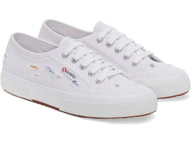 (取寄) スペルガ レディース 2750 リップド マルチカラー コットン Superga women Superga 2750 Ripped Multicolor Cotton White/Multicolor Shaded Print