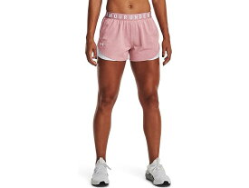 (取寄) アンダーアーマー レディース プレイ アップ ショーツ 3.0 ツイスト Under Armour women Under Armour Play Up Shorts 3.0 Twist Pink Elixir/White/White