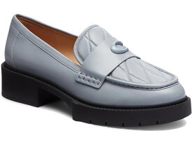 (取寄) コーチ レディース レア ローファー COACH women COACH Leah Loafer Grey Blue