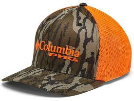 (取寄) コロンビア PHG カモ メッシュ ボール キャップ 帽子 - ハイ Columbia Columbia PHG Camo Mesh Ball Cap - High Mossy Oak Bottomland/Blaze Orange Logo