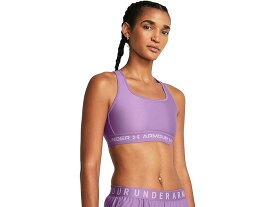 (取寄) アンダーアーマー レディース クロスバック ミッド ブラ Under Armour women Under Armour Cross-Back Mid Bra Provence Purple/Provence Purple/Purple Ace