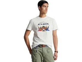 (取寄) ラルフローレン メンズ クラシック フィット ジャージ グラフィック T-シャツ Polo Ralph Lauren men Polo Ralph Lauren Classic Fit Jersey Graphic T-Shirt White 1