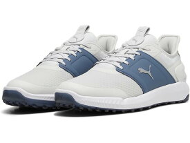 (取寄) プーマゴルフシューズメンズ イグナイト エレベート ゴルフシューズ PUMA Golf men PUMA Golf Ignite Elevate Golf Shoes Feather Gray/Evening Sky/Puma White