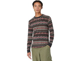 (取寄) ラッキーブランド メンズ ガーメント ダイ プリント サーマル クルー トップ Lucky Brand men Lucky Brand Garment Dye Print Thermal Crew Top Multi