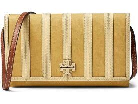 (取寄) トリーバーチ レディース マックグロー キャンバス パネル ウォレット クロスボディ Tory Burch women Tory Burch McGraw Canvas Panel Wallet Crossbody Cornbread