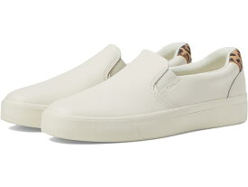 (取寄) ケッズ レディース パシュート スリップ オン Keds women Keds Pursuit Slip On White/Leopard Leather