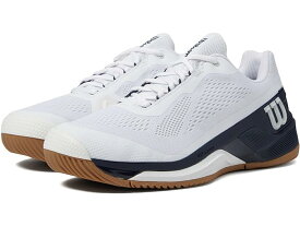 (取寄) ウィルソン メンズ ラッシュ プロ 4.0 テニス シューズ Wilson men Wilson Rush Pro 4.0 Tennis Shoes White/Navy/Gum