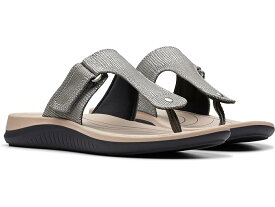 (取寄) クラークス レディース シューズ 靴 グライド ウォーク Clarks women Glide Walk Pewter Synthetic