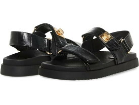 (取寄) スティーブマデン レディース モナ サンダル Steve Madden women Steve Madden Mona Sandal Black Croc