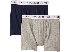 (取寄) トミーヒルフィガー キッズ ボーイズ 2-パック ソリッド ボクサー ブリーフ (リトル キッズ/ビッグ キッズ) Tommy Hilfiger Kids boys Tommy Hilfiger Kids 2-Pack Solid Boxer Briefs (Little Kids/Big Kids) Navy Blazer