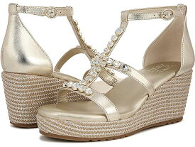 (取寄) ナチュラライザー レディース セレナ アンクル ストラップ Naturalizer women Naturalizer Serena Ankle Straps Champagne Metallic Leather