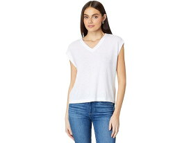 (取寄) メイドウェル レディース リラックスド-フィット V-ネック ティー Madewell women Madewell Relaxed V-Neck Tee Eyelet White