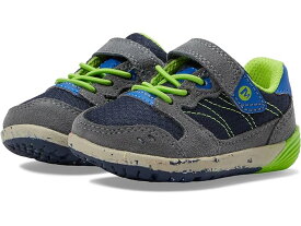 (取寄) メレル キッズ キッズ ベア ステップス A83 (トドラー) Merrell Kids kids Merrell Kids Bare Steps A83 (Toddler) Navy/Green