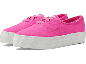 (取寄) ケッズ レディース ポイント レース アップ Keds women Keds Point Lace Up Fuchsia Linen