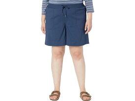 (取寄) エルエルビーン レディース プラス サイズ ビスタ キャンプ ショーツ 7 L.L.Bean women L.L.Bean Plus Size Vista Camp Shorts 7" Nautical Navy