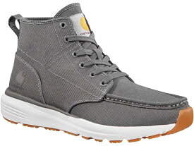 (取寄) カーハート レディース ハスレット モック トゥ キャンバス チャッカ Carhartt women Carhartt Haslett Moc Toe Canvas Chukka Grey Lightweight Durable Canvas