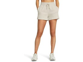 (取寄) アンダーアーマー レディース ライバル フリース ショーツ Under Armour women Under Armour Rival Fleece Shorts Oatmeal Light Heather/White