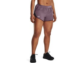 (取寄) アンダーアーマー レディース フライ バイ 2.0 ショーツ Under Armour women Under Armour Fly By 2.0 Shorts Misty Purple/Dark Maroon/Reflective