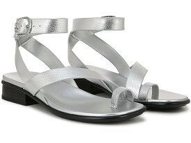 (取寄) ナチュラライザー レディース バーチ アンクル ストラップ Naturalizer women Naturalizer Birch Ankle Straps Silver Faux Leather