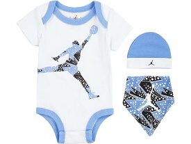 (取寄) ジョーダンキッズ ボーイズ ハット/ボディスーツ/ビブ セット (インファント/トドラー) Jordan Kids boys Jordan Kids Hat/Bodysuit/Bib Set (Infant/Toddler) White