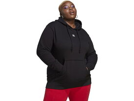 (取寄) アディダス オリジナルス レディース プラス サイズ アディカラー エッセンシャル レギュラー ブーディ adidas Originals women adidas Originals Plus Size Adicolor Essentials Regular Hoodie Black