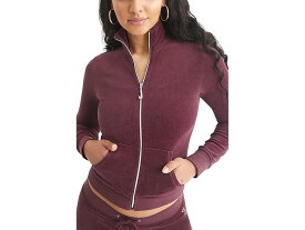 (取寄) ジューシークチュール レディース ヘリテージ モック ネック トラック ジャケット Juicy Couture women Juicy Couture Heritage Mock Neck Track Jacket Plonk