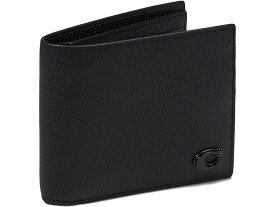 (取寄) コーチ メンズ スリーインワン ウォレット イン クロス グレイン レザー COACH men COACH 3-in-1 Wallet in Cross Grain Leather Black