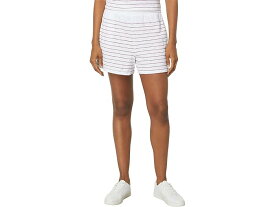 (取寄) モッドオードック レディース ストライプ プリンテッド スラブ ジャージ ショーツ Mod-o-doc women Mod-o-doc Stripe Printed Slub Jersey Shorts White